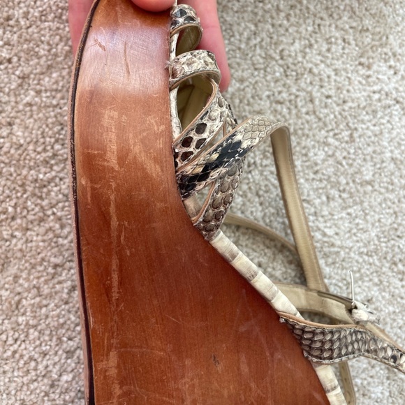 Alexandre Birman Python wedges - Picture 9 of 11
